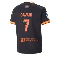 Fotbalové Dres Valencia Edinson Cavani #7 Venkovní 2022-23 Krátký Rukáv